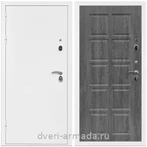 Красивые входные двери, Дверь входная Армада Оптима Белая шагрень / МДФ 10 мм ФЛ-38 Дуб Филадельфия графит