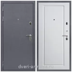 Дверь входная Армада Престиж Strong антик серебро / ФЛ-119 Белый матовый