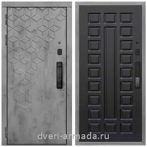 Входные двери Йошкар-Ола, Дверь входная Армада Квадро МДФ 16 мм Kaadas K9 / МДФ 16 мм ФЛ-183 Венге