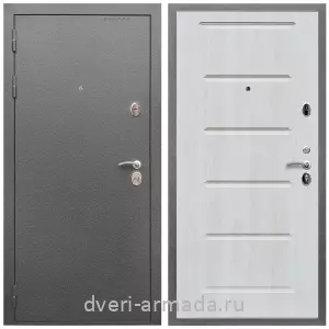 Заводские входные двери, Дверь входная Армада Оптима Антик серебро / МДФ 16 мм ФЛ-39 Дуб Филадельфия крем