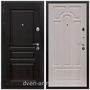 Двери МДФ для квартиры, Дверь входная Армада Премиум-Н МДФ 16 мм ФЛ-243 Венге / МДФ 6 мм ФЛ-58 Дуб беленый