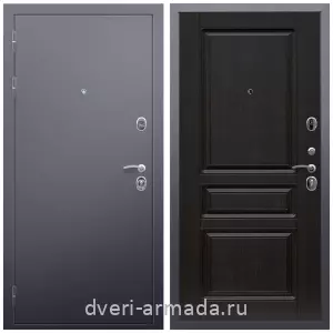 Входные двери Троя, Дверь входная Армада Люкс Антик серебро / МДФ 16 мм ФЛ-243 Венге
