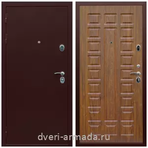 Одностворчатые входные двери, Дверь входная Армада Люкс Антик медь / МДФ 16 мм ФЛ-183 Мореная береза