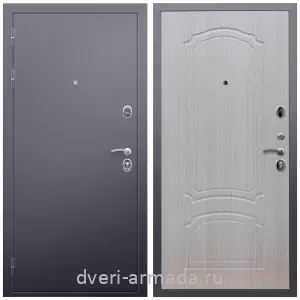 Входные двери на заказ, Дверь входная Армада Люкс Антик серебро / МДФ 6 мм ФЛ-140 Дуб беленый с хорошей шумоизоляцией квартирная
