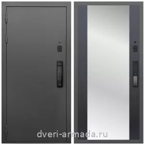 Входные двери с зеркалом и теплоизоляцией, Умная входная смарт-дверь Армада Гарант Kaadas K9/ МДФ 16 мм СБ-16 Венге