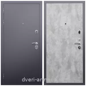 Входные двери на заказ, Дверь входная металлическая взломостойкая Армада Люкс Антик серебро / МДФ 6 мм ПЭ Цемент светлый