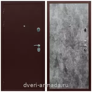 Входные двери на заказ, Недорогая дверь входная Армада Люкс Антик медь / МДФ 6 мм ПЭ Цемент темный