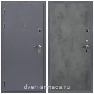Дверь входная Армада Престиж Strong антик серебро / ФЛ-291 Бетон темный