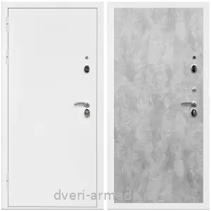 Входные двери Эврика, Дверь входная Армада Оптима Белая шагрень / МДФ 6 мм ПЭ Цемент светлый