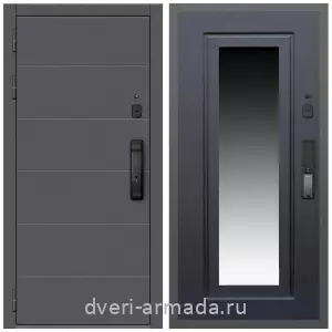 Входные двери с зеркалом и теплоизоляцией, Дверь входная Армада Роуд МДФ 10 мм Kaadas K9 / МДФ 16 мм ФЛЗ-120 Венге