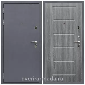 Входные двери модерн, Дверь входная Армада Престиж Strong антик серебро / МДФ 16 мм ФЛ-39 Дуб Филадельфия графит