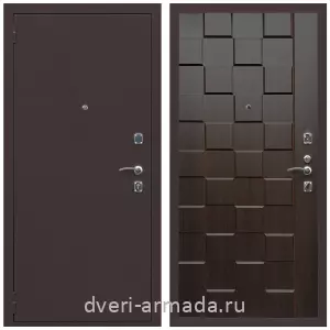 Входные двери Экстра, Дверь входная Армада Комфорт Антик медь / МДФ 16 мм ОЛ-39 Эковенге