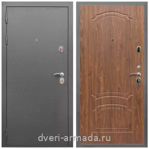 МДФ гладкая, Дверь входная Армада Оптима Антик серебро / МДФ 16 мм ФЛ-140 Мореная береза