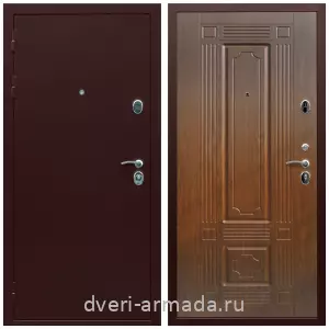 Входные двери Эврика, Дверь входная Армада Люкс Антик медь / МДФ 16 мм ФЛ-2 Мореная береза