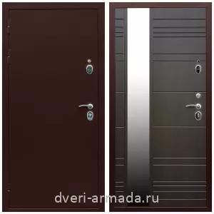 Современные входные двери, Дверь входная Армада Люкс Антик медь / МДФ 16 мм ФЛЗ-Сити Венге для частного дома с теплоизоляцией