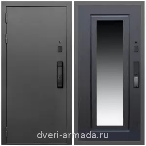 Входные двери с зеркалом и теплоизоляцией, Умная входная смарт-дверь Армада Гарант Kaadas K9/ МДФ 16 мм ФЛЗ-120 Венге
