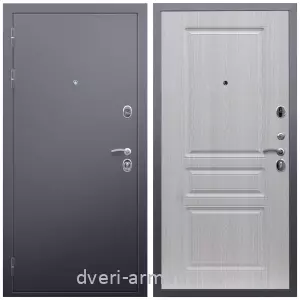 Одностворчатые входные двери, Дверь входная Армада Люкс Антик серебро / МДФ 16 мм ФЛ-243 Дуб белёный