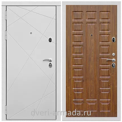 Дверь входная Армада Тесла МДФ 16 мм / МДФ 16 мм ФЛ-183 Морёная береза