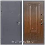 Металлические двери с шумоизоляцией и толстым полотном, Дверь входная Армада Лондон Антик серебро / ФЛ-2 Мореная береза