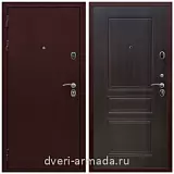 Металлические двери с шумоизоляцией и толстым полотном, Дверь входная Армада Лондон Антик медь / ФЛ-243 Эковенге устойчивая к взлому