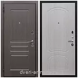 Утепленные входные двери, Дверь входная Армада Экстра ФЛ-243 Эковенге / ФЛ-140 Дуб беленый с повышенной шумоизоляцией
