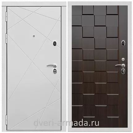 Дверь входная Армада Тесла МДФ 16 мм / МДФ 16 мм ОЛ-39 Эковенге