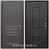 Утепленные металлические двери с отделкой МДФ, Дверь входная Армада Экстра ФЛ-243 Эковенге / ФЛ-2 Венге со звукоизоляцией