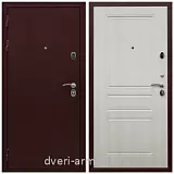 Металлические двери с шумоизоляцией и толстым полотном, Дверь входная Армада Лондон Антик медь / ФЛ-243 Лиственница беж недорогая