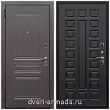 Входные двери с зеркалом МДФ, Дверь входная Армада Экстра ФЛ-243 Эковенге / ФЛ-183 Венге