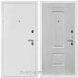 Белые с шумоизоляцией, Дверь входная Армада Престиж Белая шагрень / ФЛ-2 Дуб беленый
