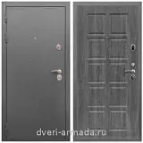 Входные двери толщиной 80 мм, Дверь входная Армада Оптима Антик серебро / ФЛ-38 Дуб Филадельфия графит