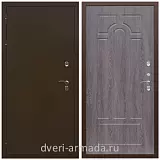 Дверь входная уличная в частный дом Армада Термо Молоток коричневый/ ФЛ-58 Дуб филадельфия графит от производителя с фрезеровкой