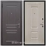металлические двери с шумоизоляцией с отделкой МДФ, Дверь квартирная входная железная Армада Экстра ФЛ-243 Эковенге / ФЛ-2 Дуб беленый