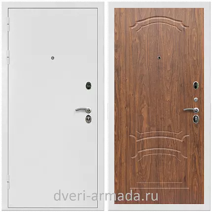 Дверь входная Армада Престиж Белая шагрень / ФЛ-140 Мореная береза