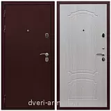 Металлические двери с шумоизоляцией и толстым полотном, Дверь входная стальная Армада Лондон Антик медь / ФЛ-140 Дуб беленый