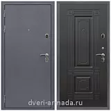 Металлические двери с шумоизоляцией и толстым полотном, Дверь входная Армада Лондон Антик серебро / ФЛ-2 Венге