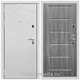 Дверь входная Армада Тесла МДФ 16 мм / МДФ 16 мм ФЛ-39 Дуб Филадельфия графит