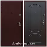 Металлические двери с шумоизоляцией и толстым полотном, Дверь входная для квартиры Армада Лондон Антик медь / ФЛ-140 Венге с хорошей шумоизоляцией
