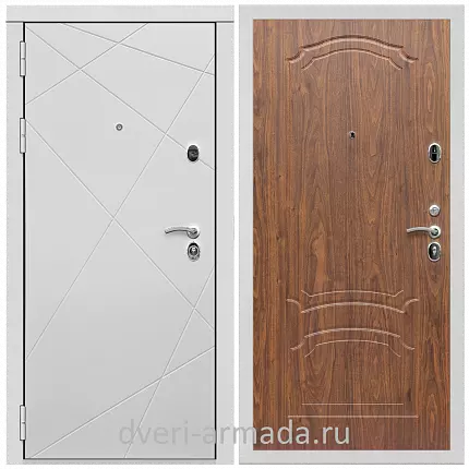 Дверь входная Армада Тесла МДФ 16 мм / МДФ 16 мм ФЛ-140 Морёная береза