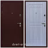 Металлические двери с шумоизоляцией и толстым полотном, Дверь входная Армада Лондон Антик медь / ФЛ-242 Сандал белый