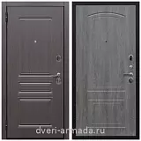 С шумоизоляцией, Дверь входная железная Армада Экстра ФЛ-243 Эковенге / ФЛ-138 Дуб Филадельфия графит на заказ
