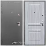 Входные двери толщиной 1.5 мм, Дверь входная Армада Оптима Антик серебро / ФЛ-243 Сандал белый