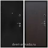 Черные входные двери, Металлическая дверь входная Армада Престиж Черная шагрень / ПЭ Венге