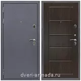 Металлические двери с шумоизоляцией и толстым полотном, Дверь входная Армада Лондон Антик серебро / ФЛ-39 Венге