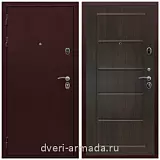Металлические двери с шумоизоляцией и толстым полотном, Дверь входная Армада Лондон Антик медь / ФЛ-39 Венге с хорошей шумоизоляцией