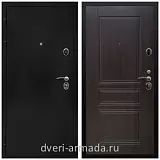 Черные входные двери, Металлическая дверь входная Армада Престиж Черная шагрень / ФЛ-243 Эковенге