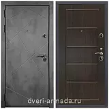 Дверь входная Армада Лофт ФЛ-291 Бетон тёмный / ФЛ-39 Венге