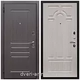 металлические двери с шумоизоляцией с отделкой МДФ, Дверь входная стальная Армада Экстра ФЛ-243 Эковенге / ФЛ-58 Дуб беленый с минеральной ватой