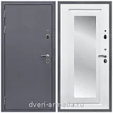 С зеркалом и шумоизоляцией, Дверь входная Армада Лондон Антик серебро / ФЛЗ-120 Ясень белый