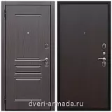 Входные двери Триумф, Дверь входная Армада Экстра МДФ ФЛ-243 Эковенге  / ПЭ Венге с повышенной шумоизоляцией
